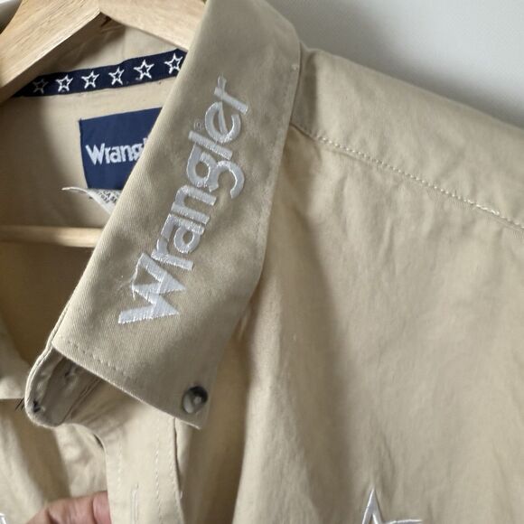 Wrangler Shirt Reno Rodeo Embroidered Contestant Cowboy Logo Competition Roping - Picture 4 of 9